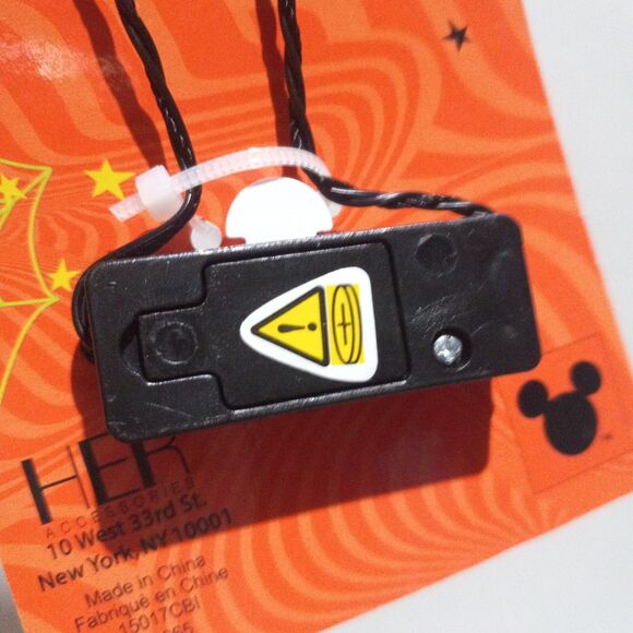 Disney Lilo & Stitch Halloween Light Up Necklace-Claires Exclusive-Skeleton-NEW - Picture 5 of 6